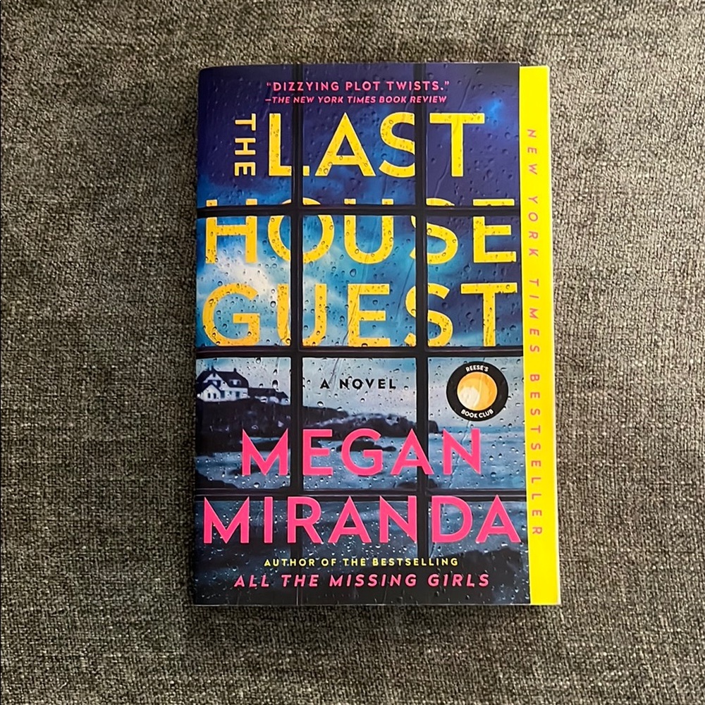 's 'The Last House Guest' - Black and Yellow Cover